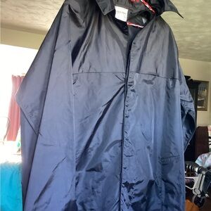 Rainy season is upon us . Trench rain coat , black , aqua-pro ,. Need to have .